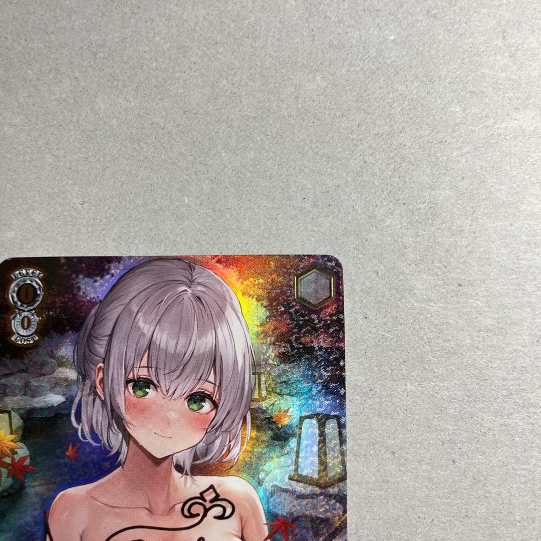 シ*見様 完美品！サイン キミと混浴 白銀ノエルSSP ローダー付き