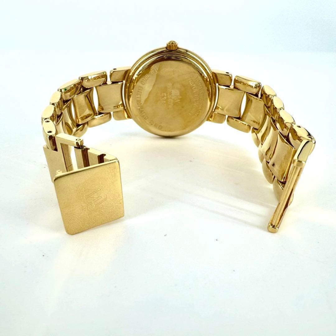 【新品電池】RAYMOND WEIL 18Kメッキ加工 ゴールド　デイト 腕時計