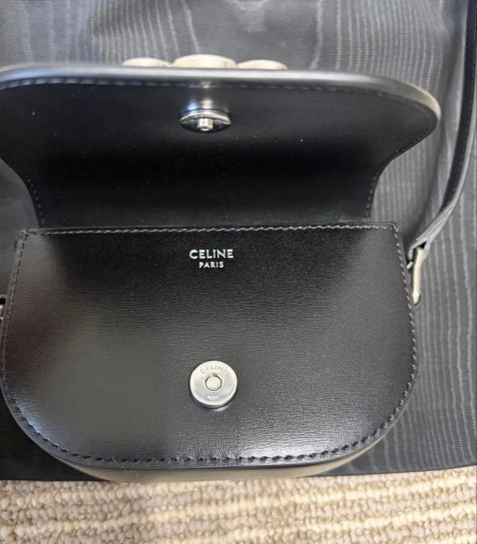 セリーヌCELINE新品ミニショルダーバック☆伊勢丹購入トリオンフ