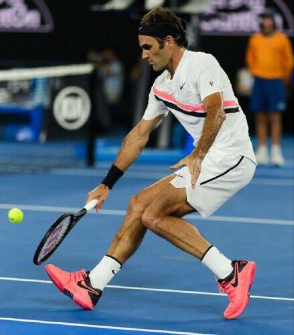 超希少 フェデラー着用NIKE 9Inch Court Flex Ace