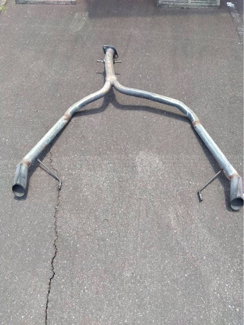 200系前期クラウン リアストレートマフラー