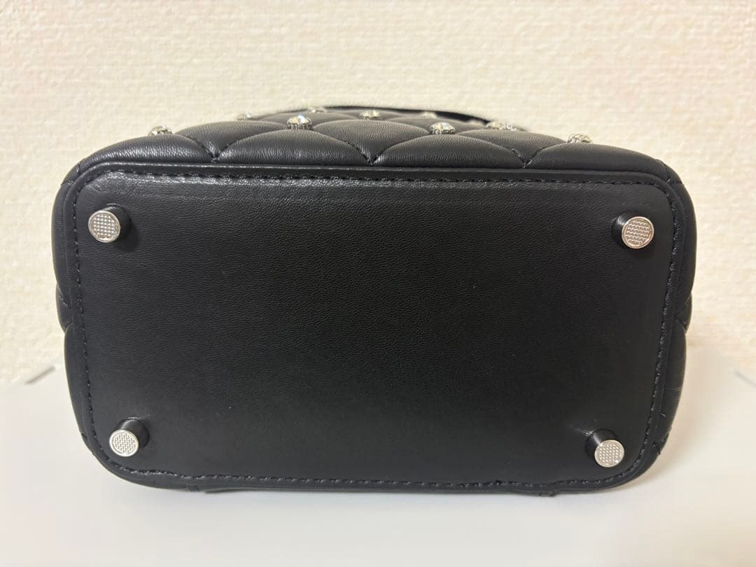 バッグ ANDWANG Jewel classic quilting vanitybag