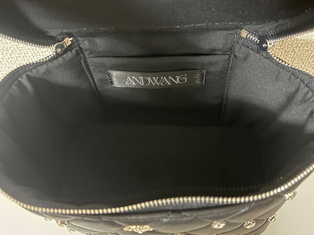 バッグ ANDWANG Jewel classic quilting vanitybag