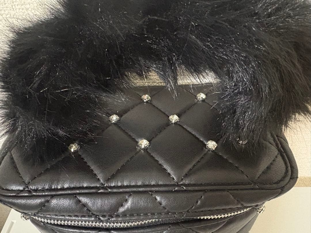 バッグ ANDWANG Jewel classic quilting vanitybag