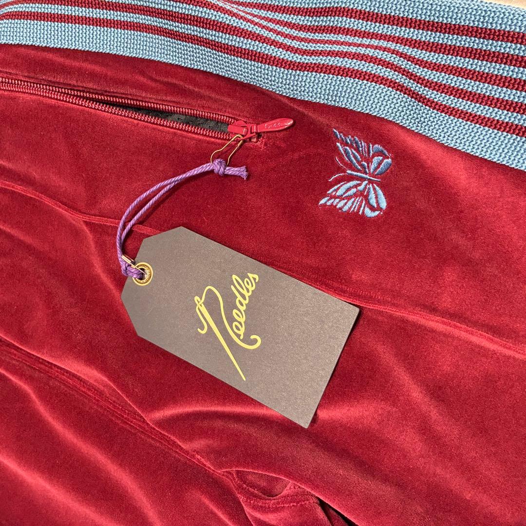 NEEDLES ニードルズ　ベロア　トラックパンツ　ナロー