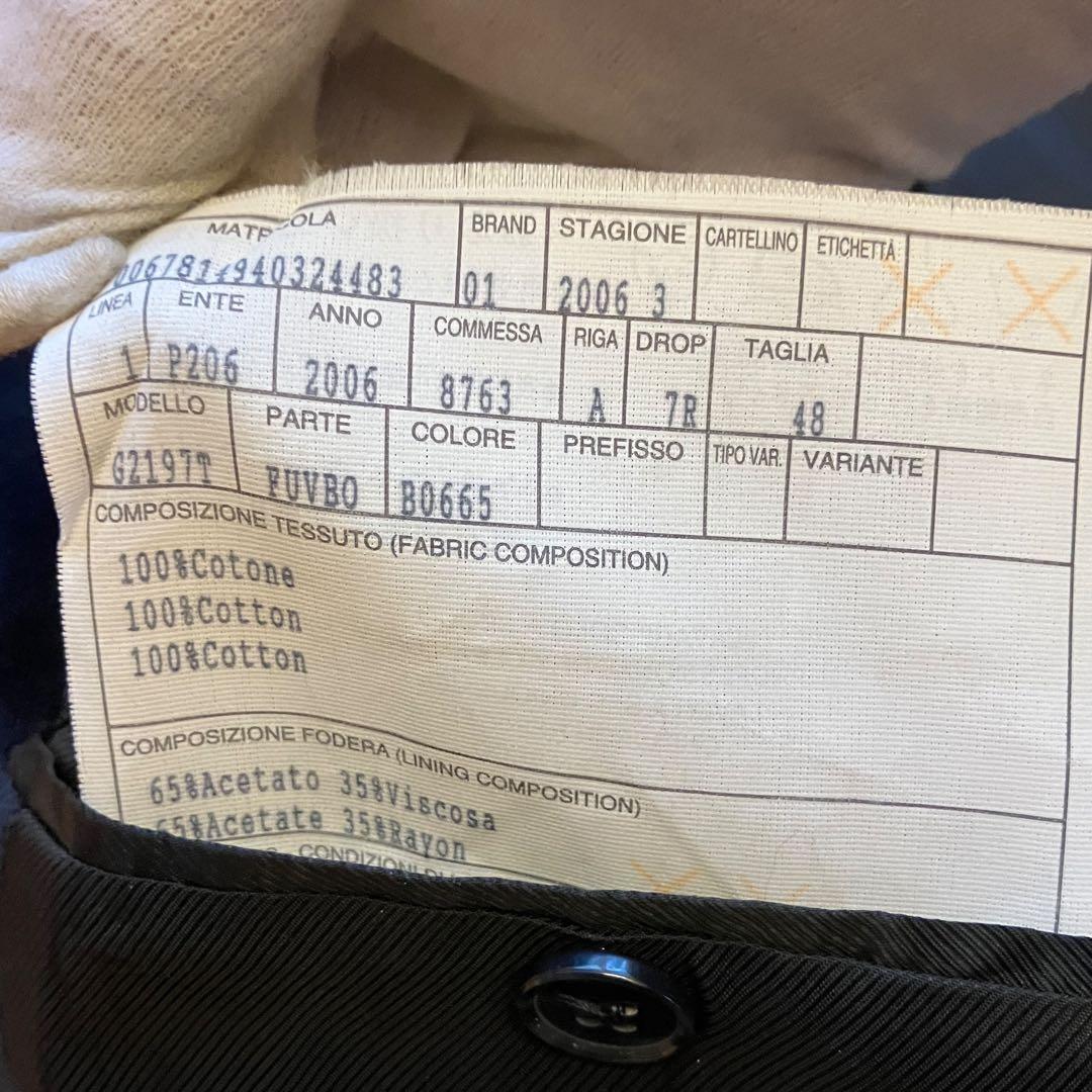 ドルチェ&ガッバーナ ドルガバ テーラードジャケット ベロア ネイビー L