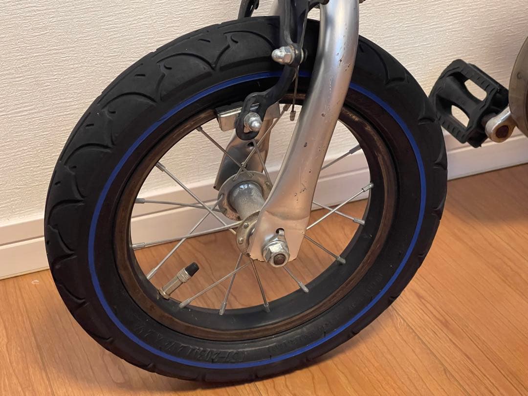 【中古】へんしんバイク 12インチ ブルー 幼児用自転車本体