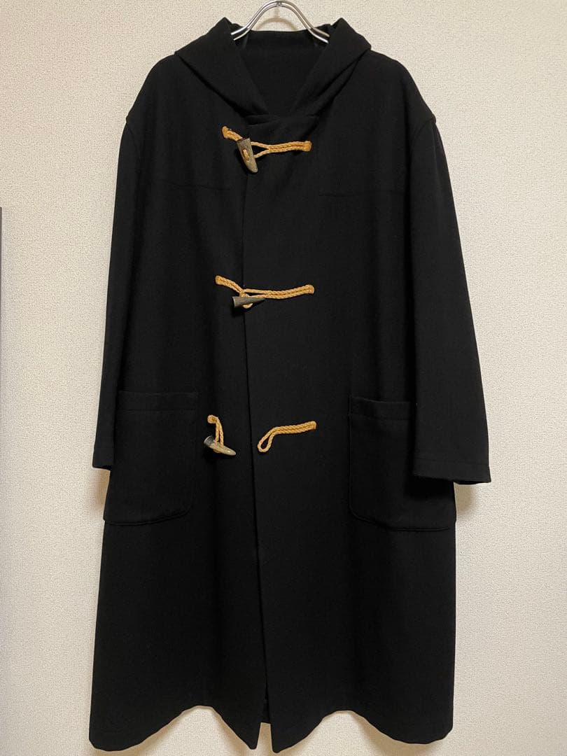 90s y's for men ブラック ダッフルコート