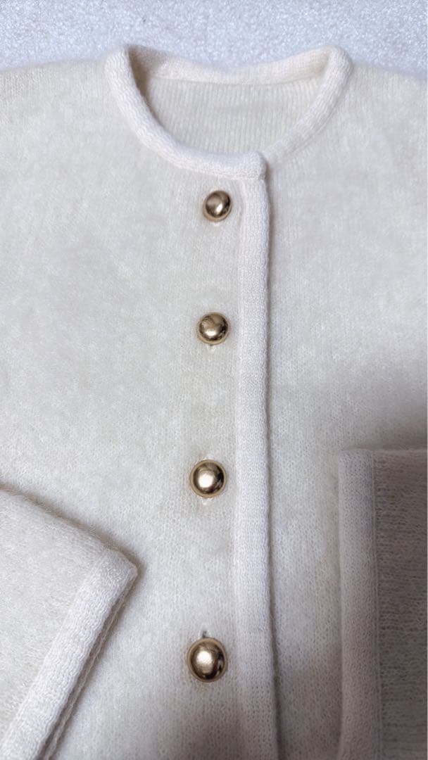 plage GIRL メタルボタンモヘヤジャケット