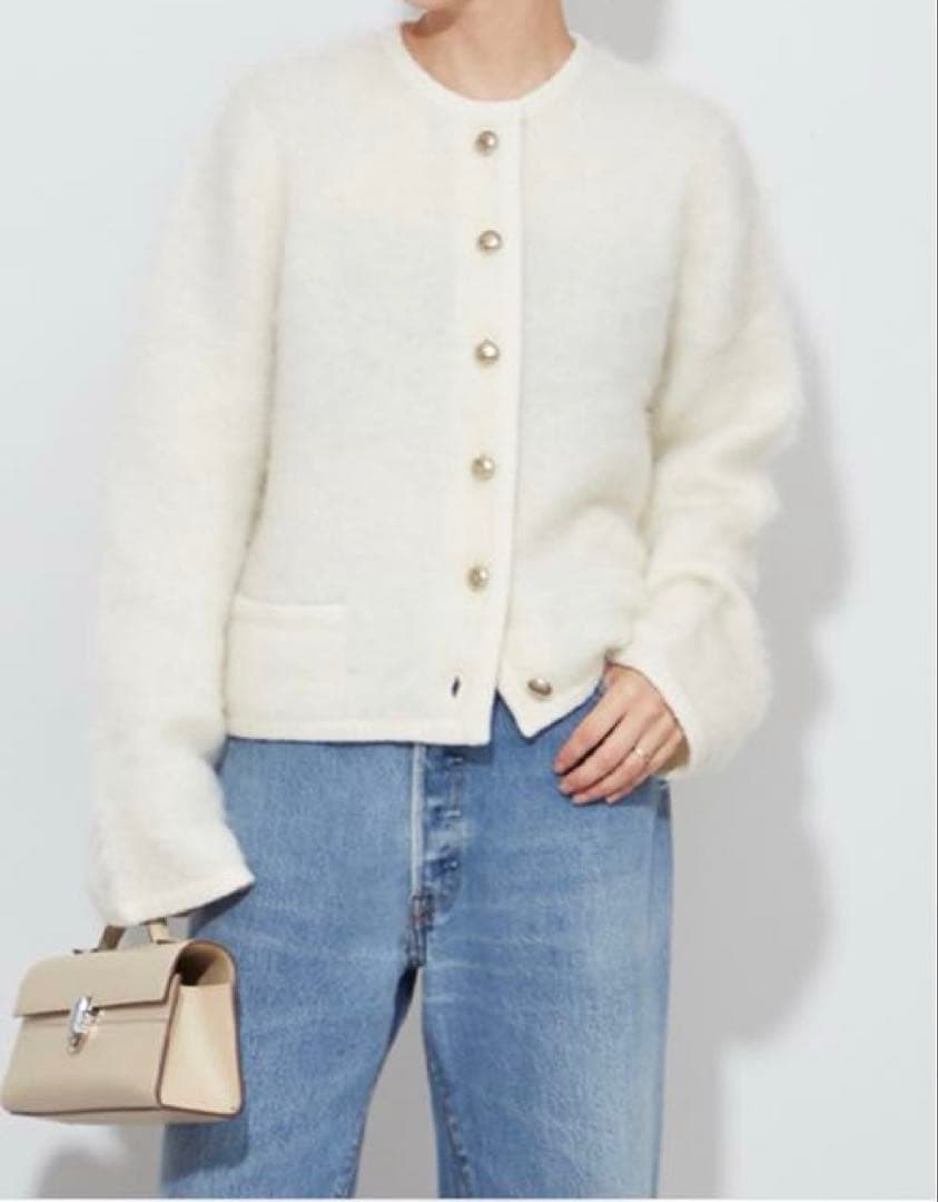 plage GIRL メタルボタンモヘヤジャケット