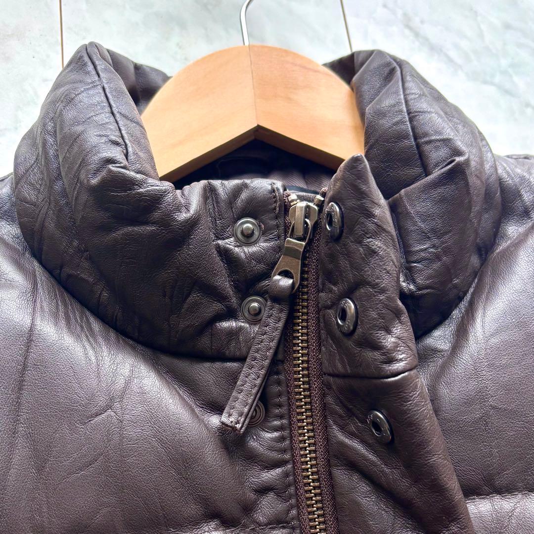 URBAN RESEARCH／アーバンリサーチ　ピッグスキンダウンベスト　本革