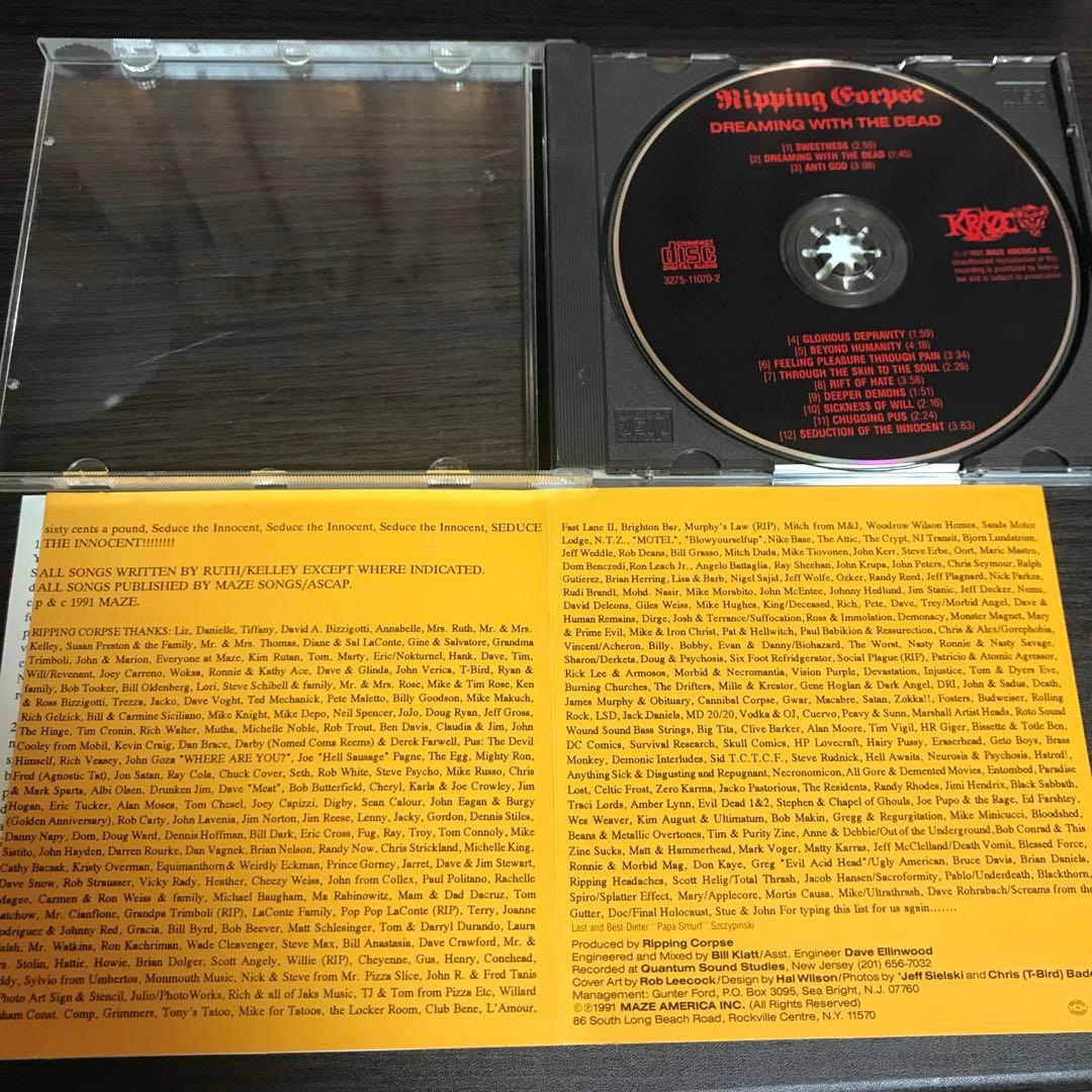 洋楽 Ripping corpse/ dreaming with the dead