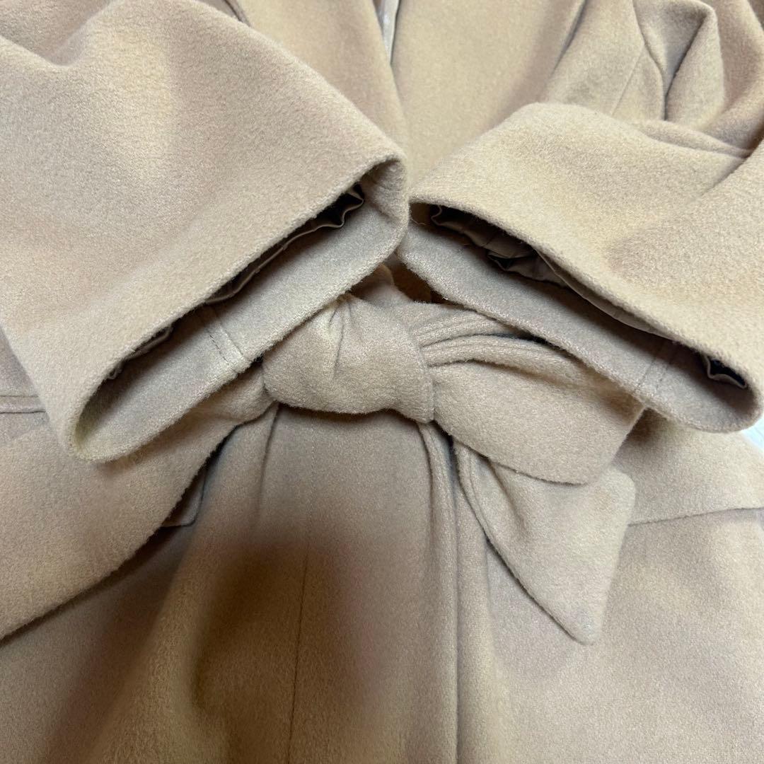 【ＦＲＡＹI.D】フレイアイディー ローブコート 女優襟 ベージュ ガウンコート