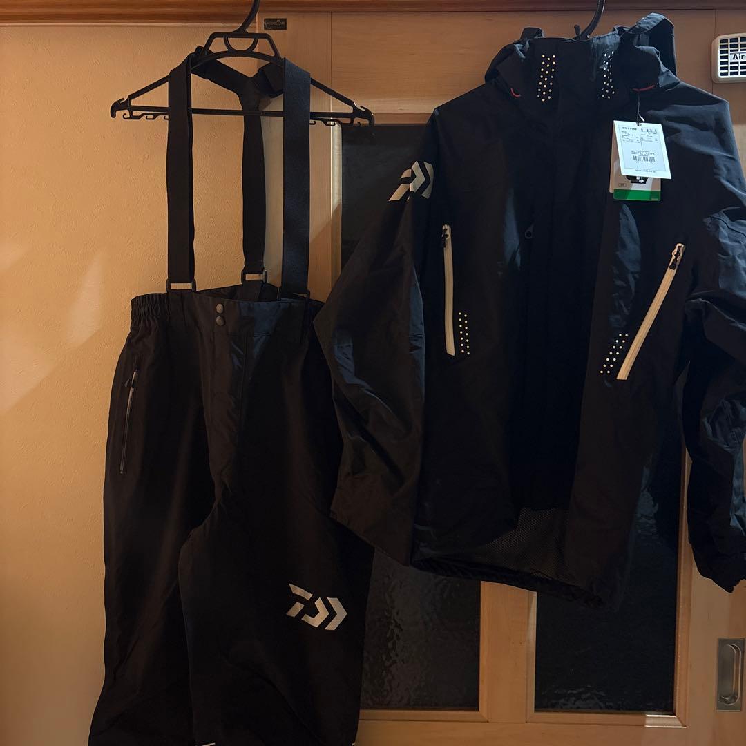 ダイワ DR-31109 レインマックスコンビアアップレインスーツ ブラック L