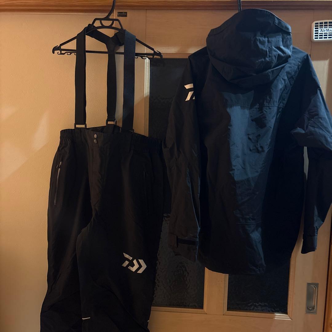 ダイワ DR-31109 レインマックスコンビアアップレインスーツ ブラック L