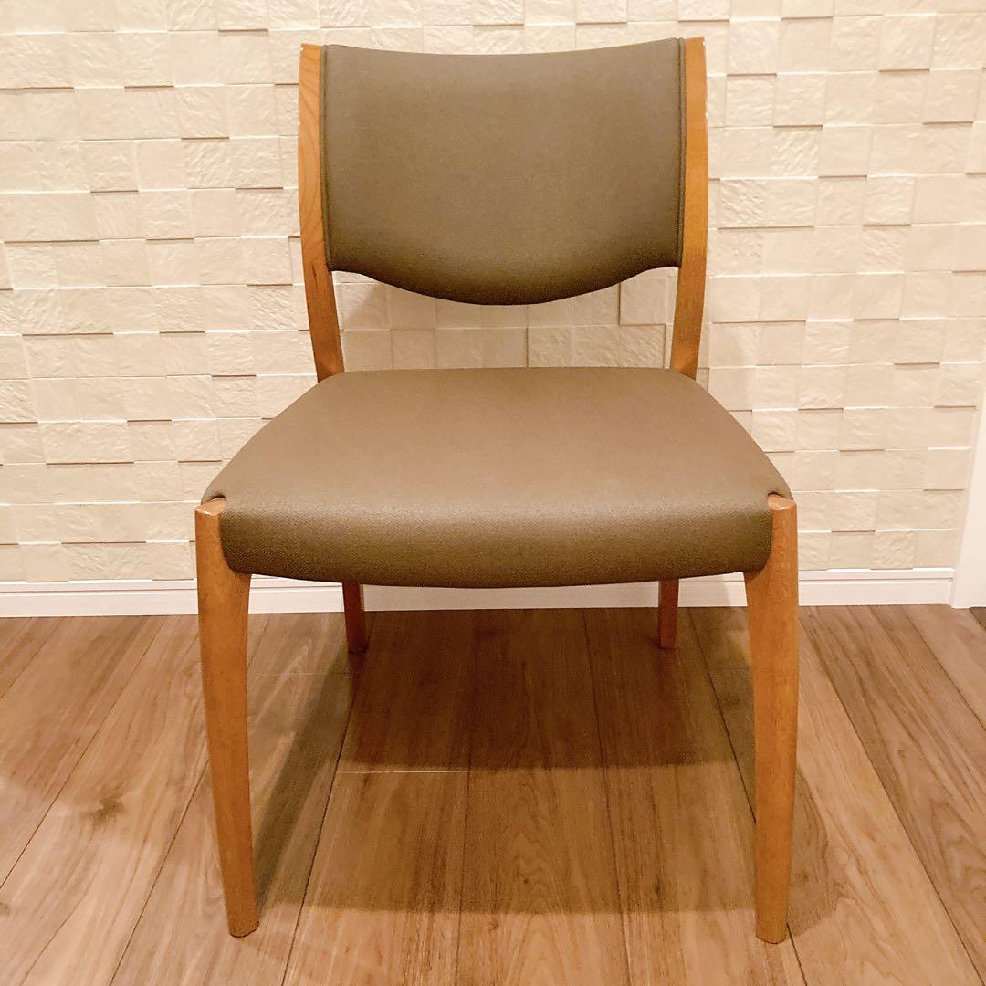 浜本工芸 ダイニングチェア DC-5400 1脚 合成皮革 布調レザー ①