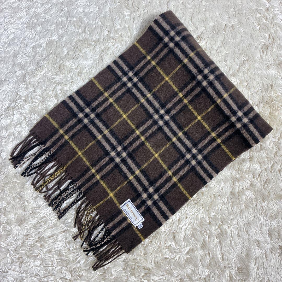 小物 Burberrys CASHMERE100% Novacheck scarf