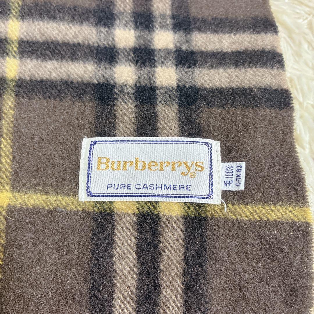 小物 Burberrys CASHMERE100% Novacheck scarf