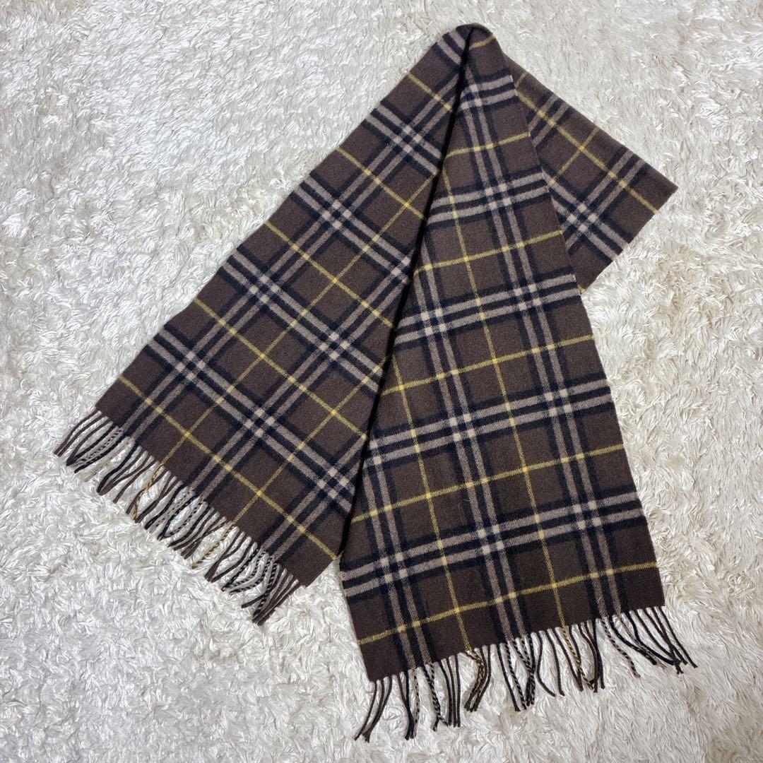 小物 Burberrys CASHMERE100% Novacheck scarf