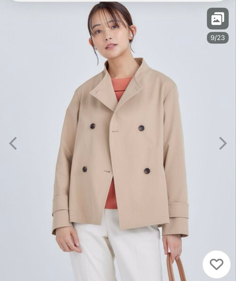 組曲　ショートトレンチ　極美品