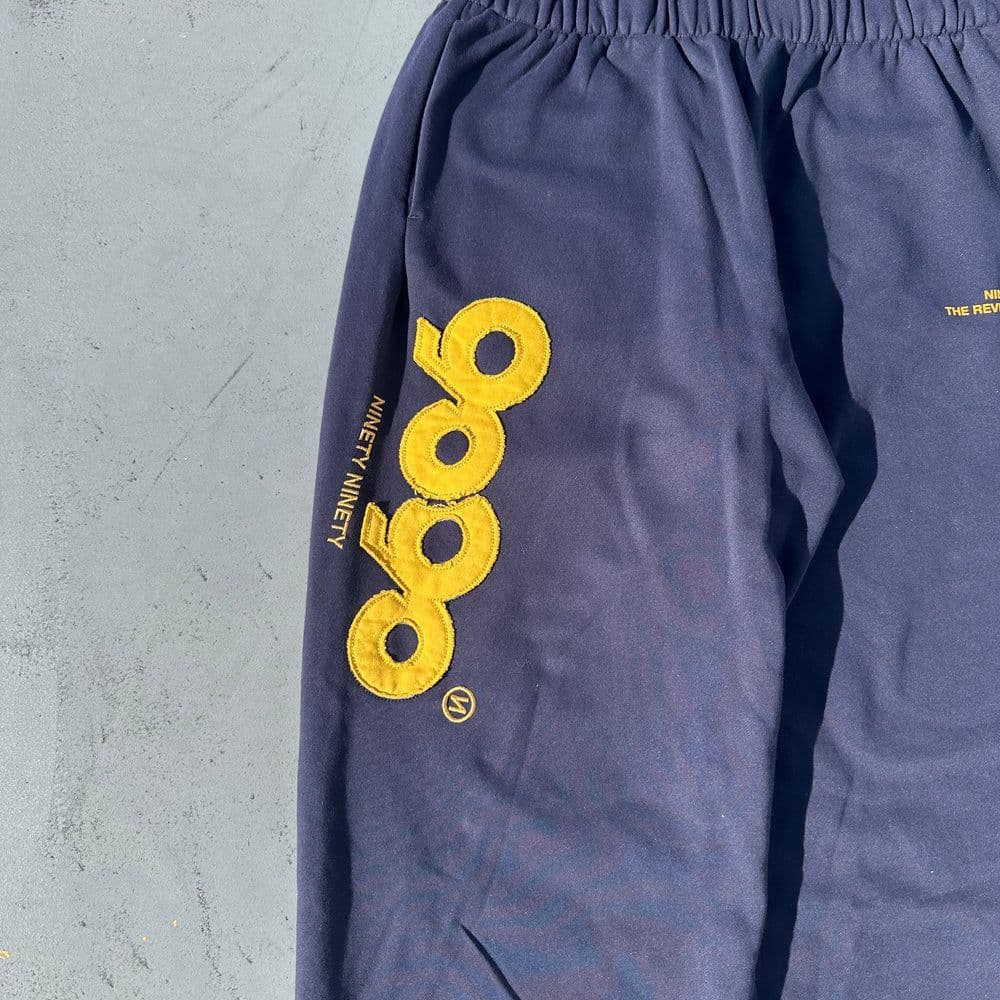 tag 9090 OG Logo Sweat Pants ネイビー L