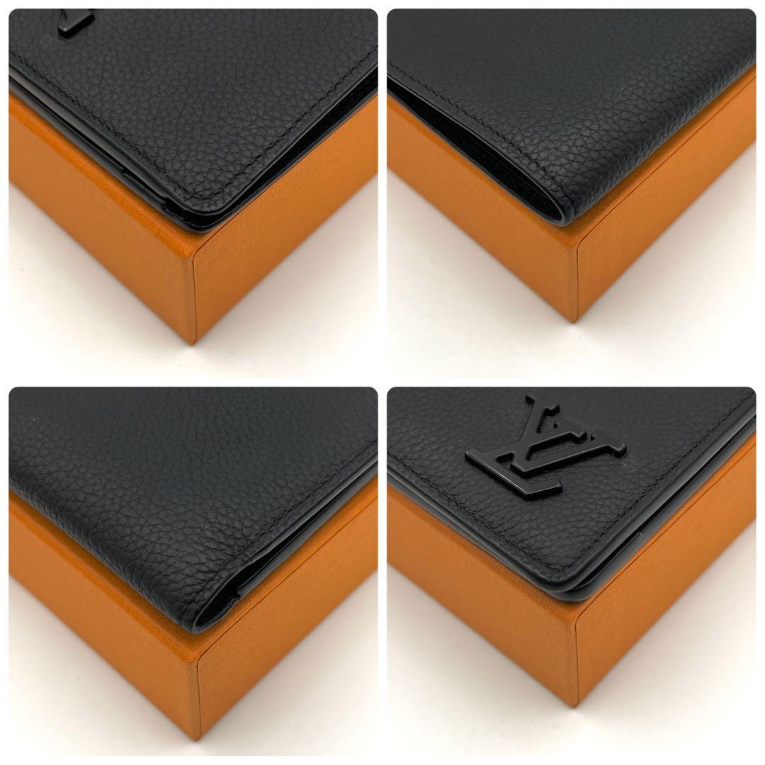 【箱・袋付】ルイヴィトン アエログラム ミュルティプル 二つ折り財布 札入れ