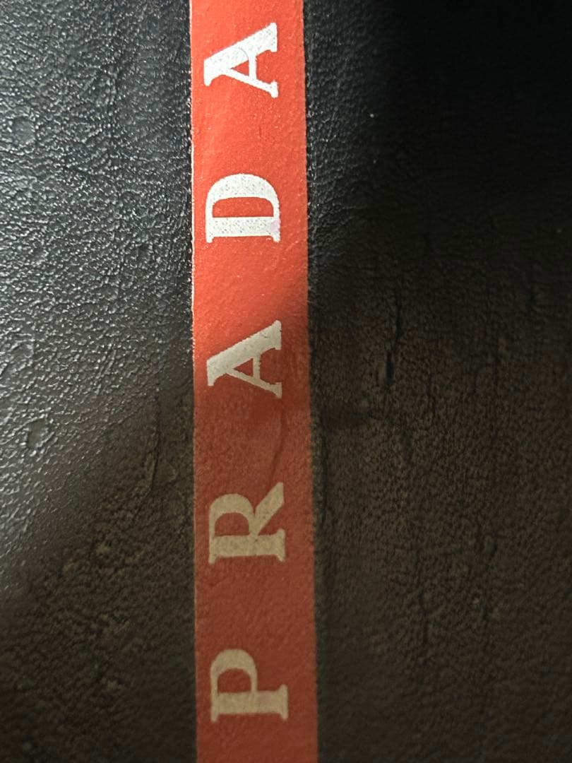 PRADA S P OＲTブラックレザー ビブラムソール　27.5 箱付き