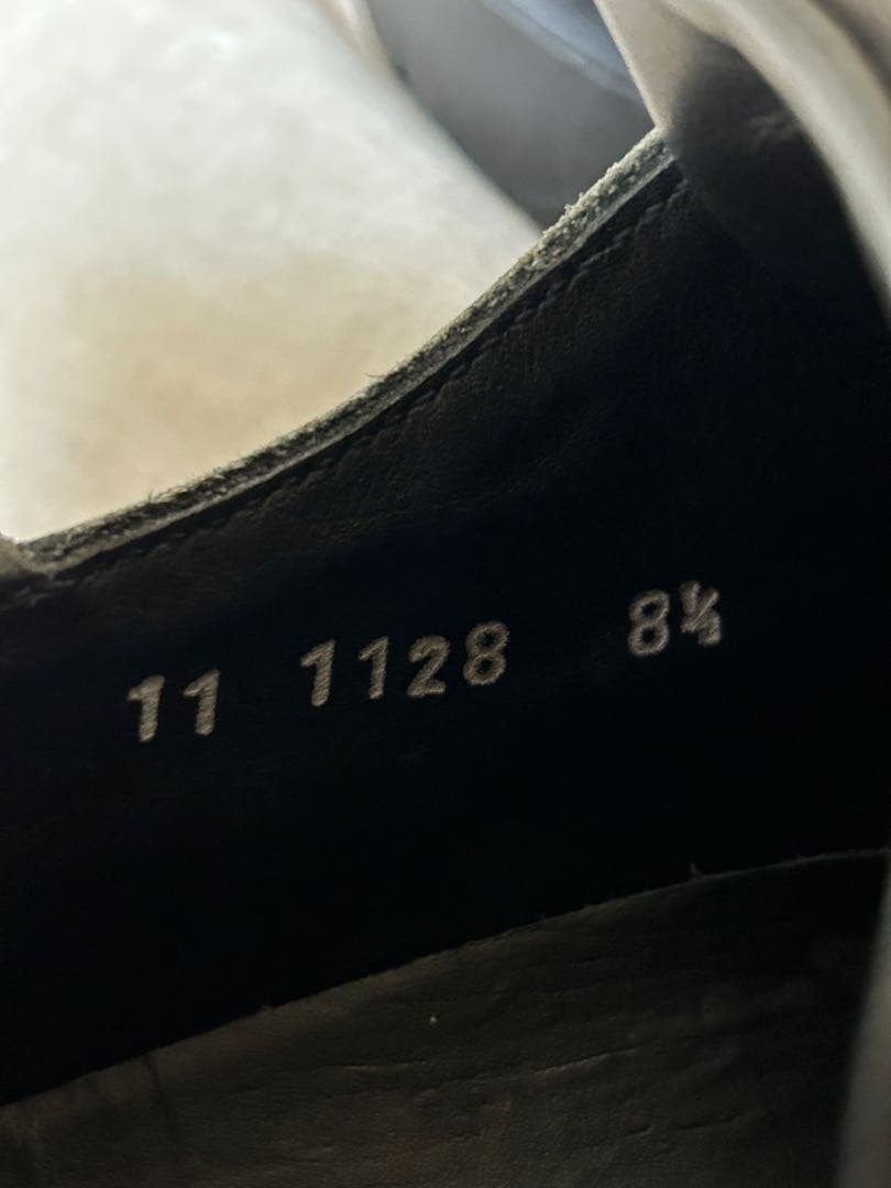 PRADA S P OＲTブラックレザー ビブラムソール　27.5 箱付き