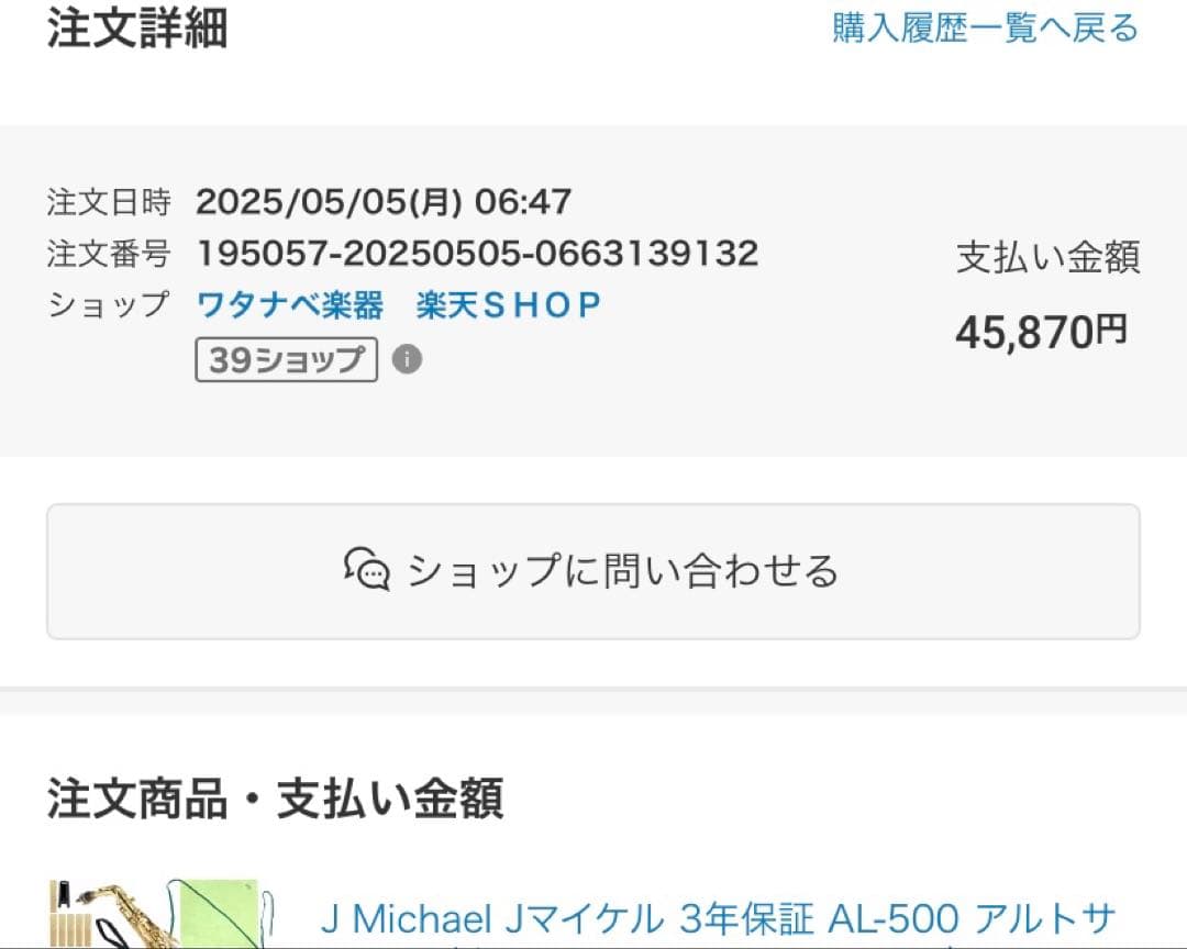 J Michael Jマイケル AL-500 アルトサックスセット