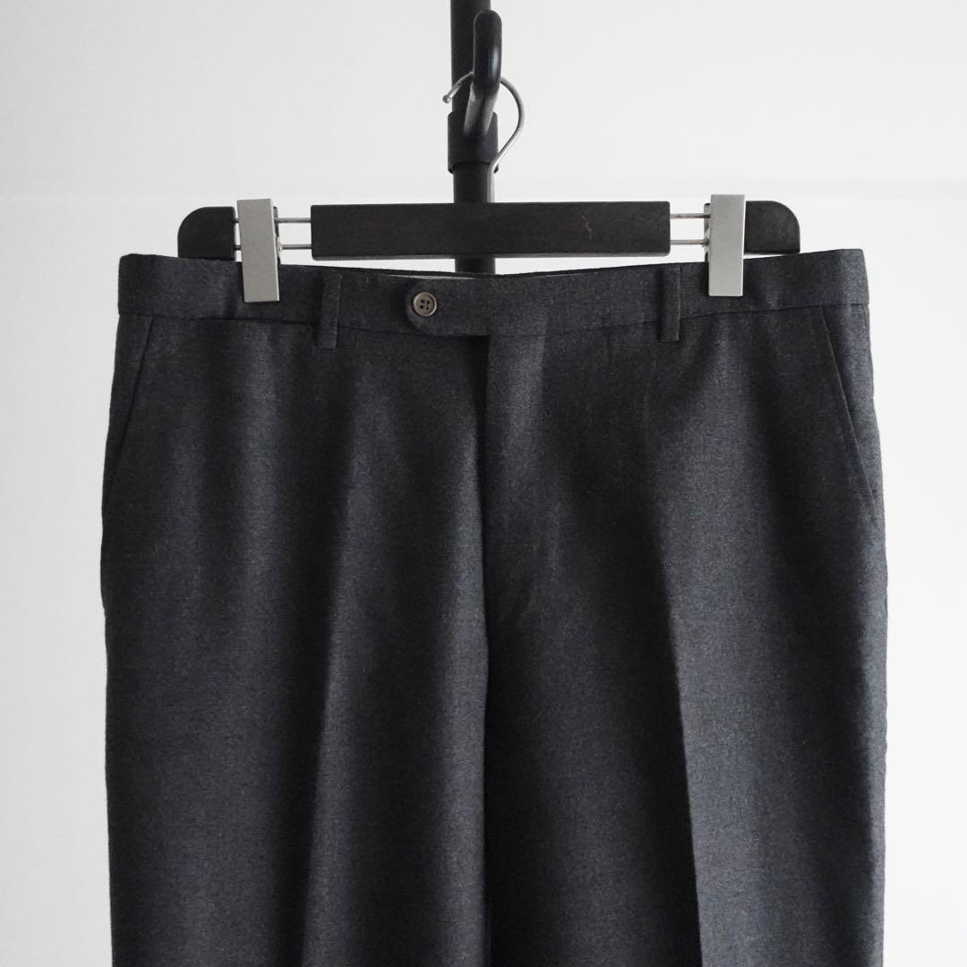 1990s Ermenegirdo Zegna ウールカシミアワイドトラウザーズ