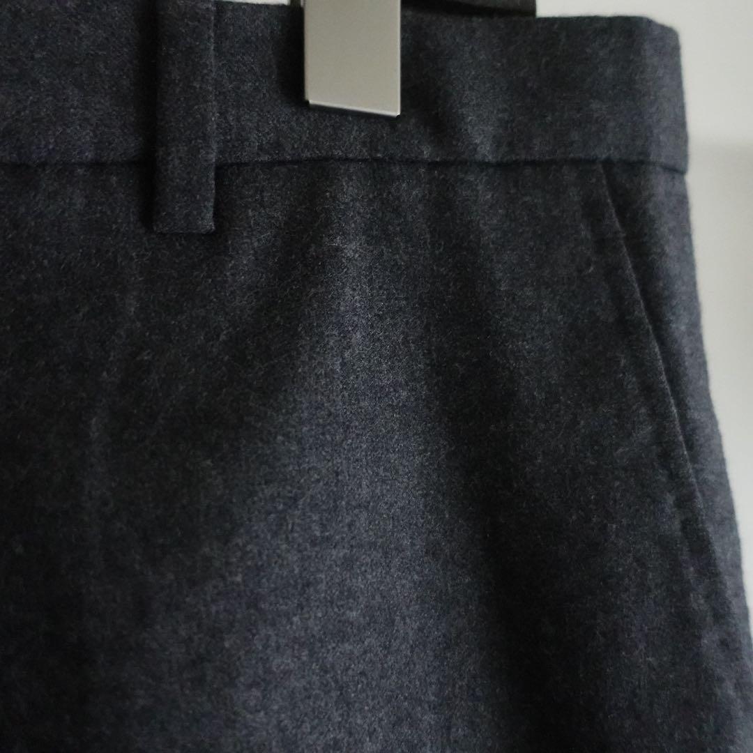 1990s Ermenegirdo Zegna ウールカシミアワイドトラウザーズ