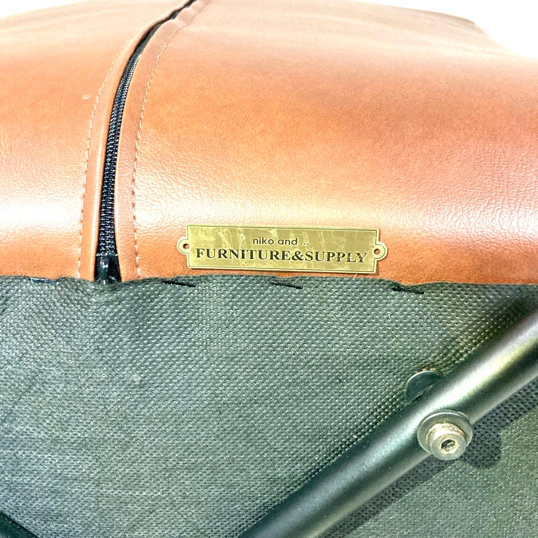 【美品✨】niko and ... チェア ダイニングチェア 椅子 レザー