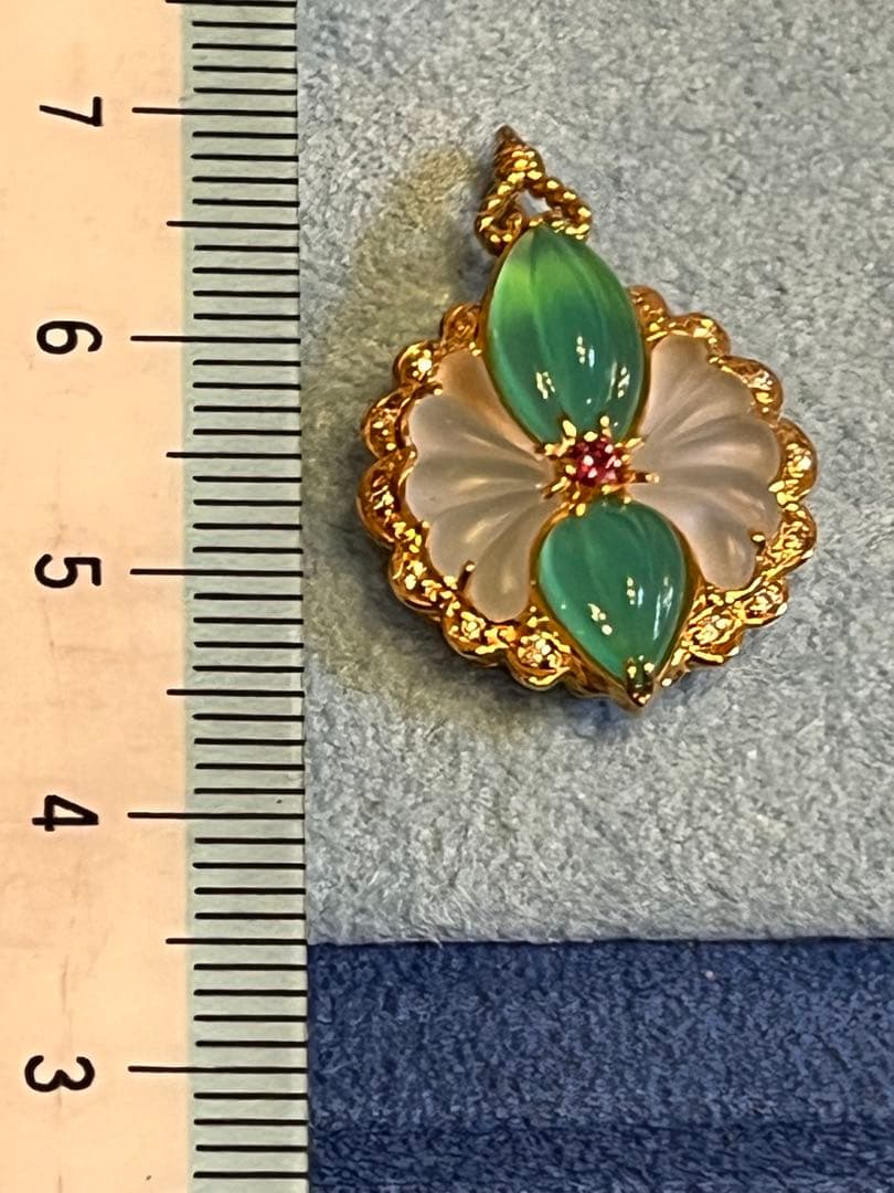 超美品未使用に近い石垣順子k18ペンダントヘッド QVC gstv