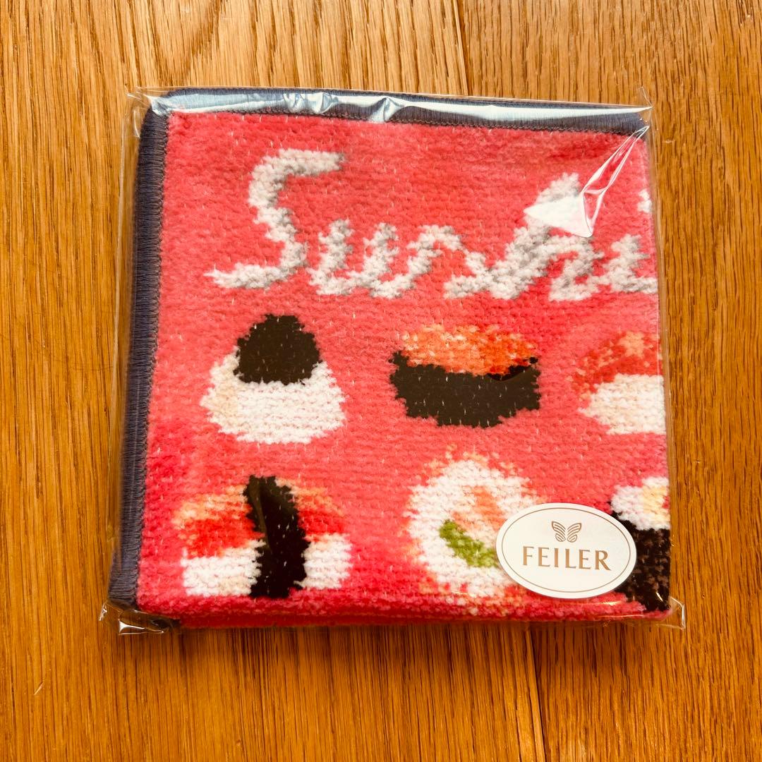 フェイラー　ピオヌンナル　JAL国際線機内販売　Sushi ハンカチ付き