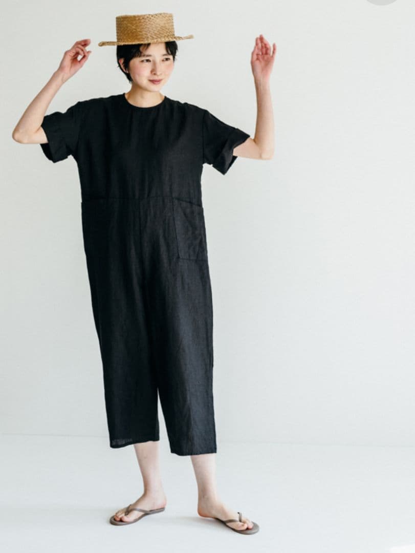 fog linen work カタリナ リネン100% オールインワン