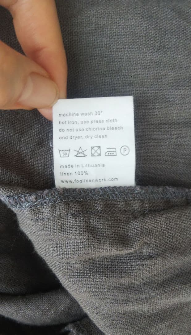 fog linen work カタリナ リネン100% オールインワン