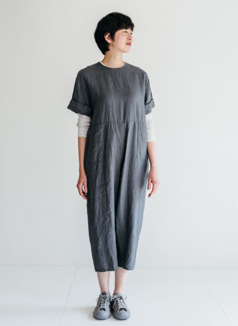 fog linen work カタリナ リネン100% オールインワン