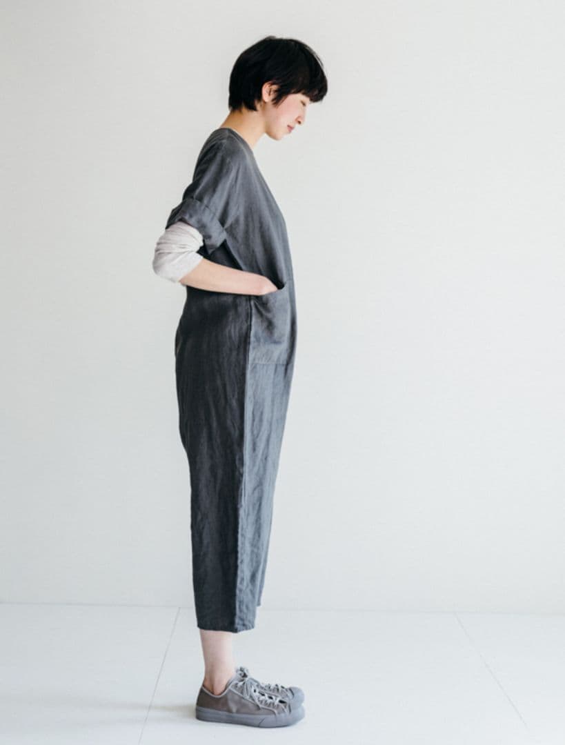 fog linen work カタリナ リネン100% オールインワン