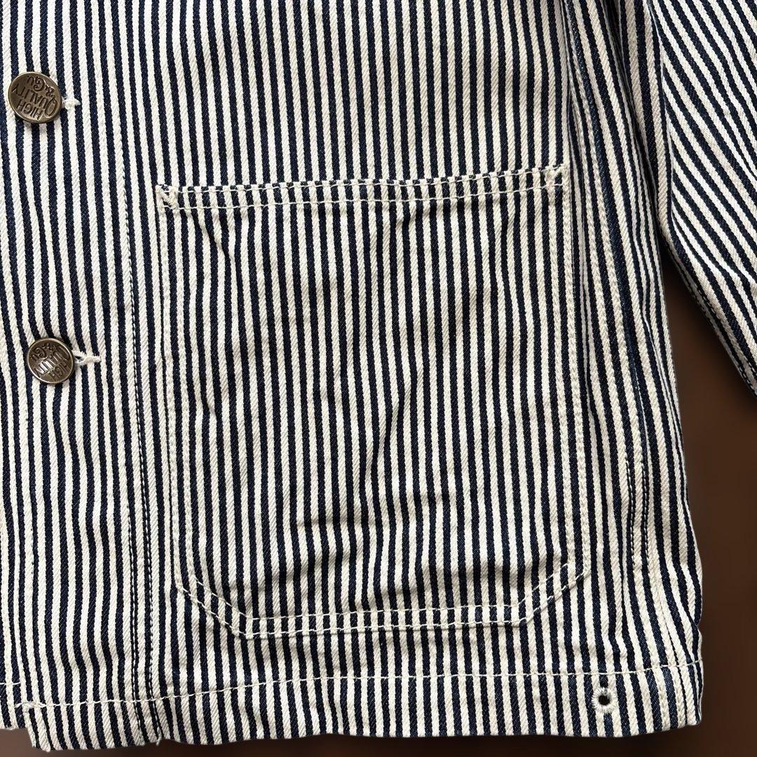 STUDIO D’ARTISAN & SA ヒッコリー カバーオール サイズ L