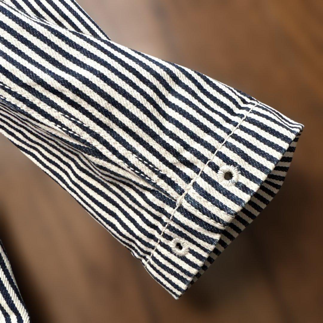 STUDIO D’ARTISAN & SA ヒッコリー カバーオール サイズ L