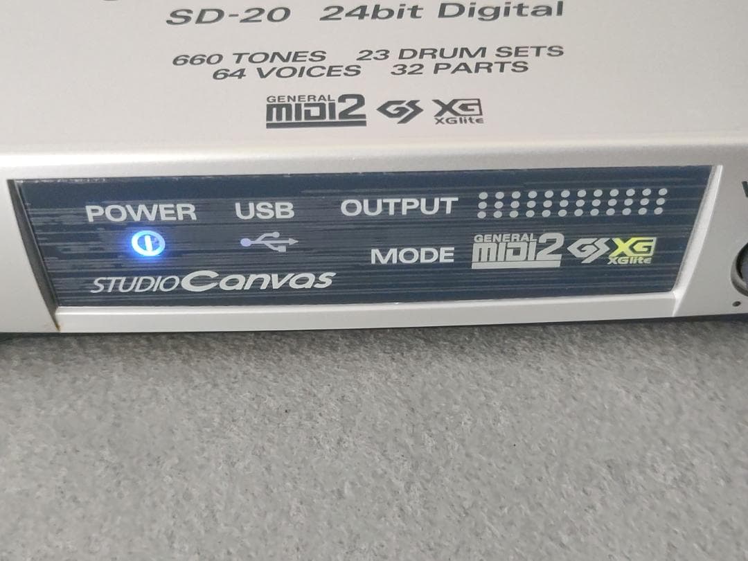 ◎e ROLAND　EDIROL　STUDIO Canvas SD-20