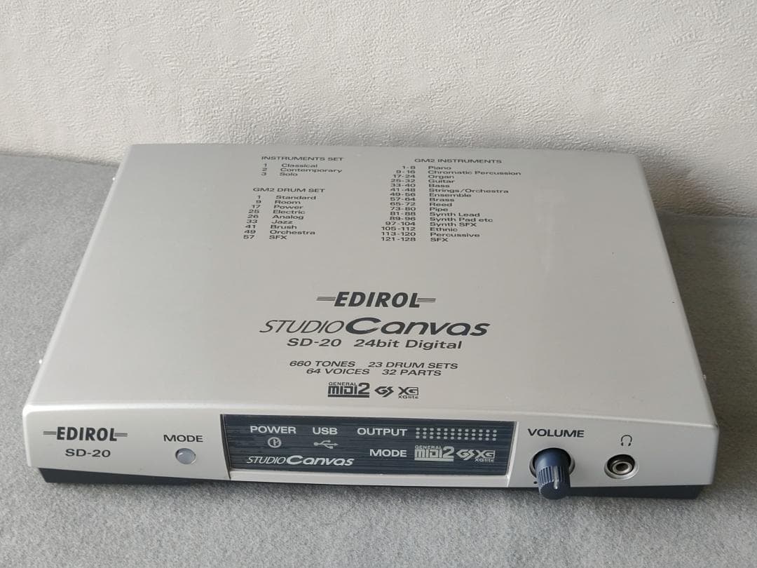 ◎e ROLAND　EDIROL　STUDIO Canvas SD-20