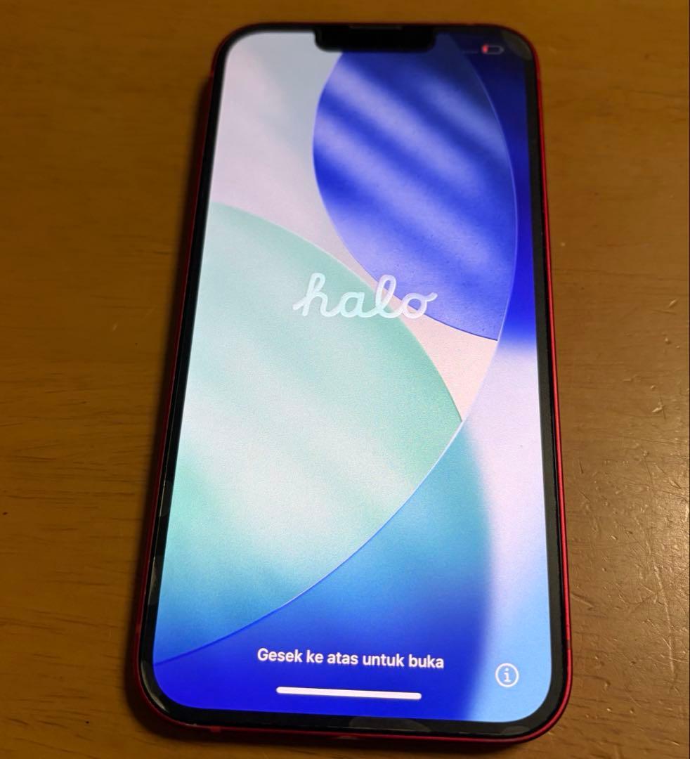 iPhone13 レッド　赤　256GB SIMフリー