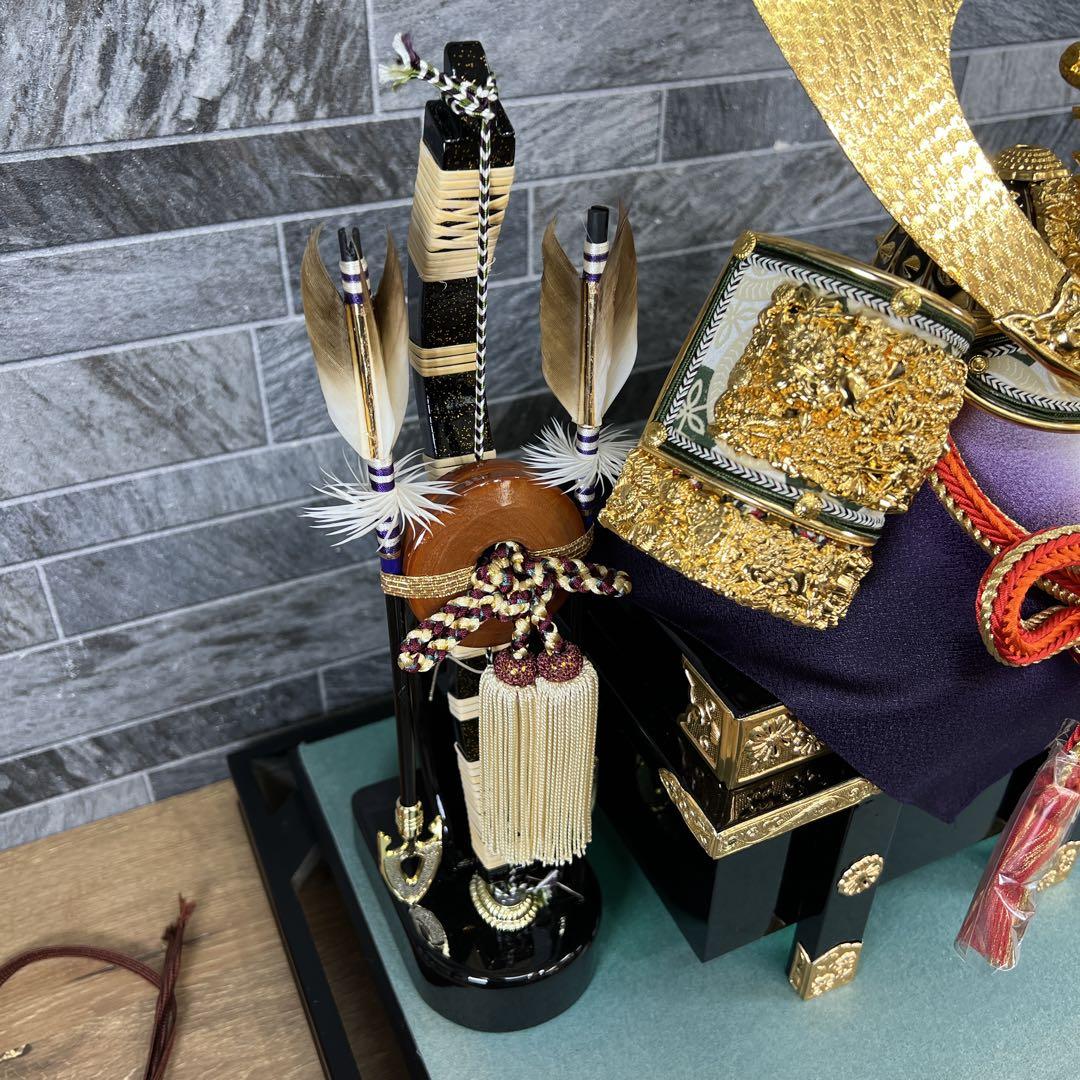 てつやん　御兜飾り　宝雲作　五月人形　端午の節句　御兜　正絹　伝統甲冑仕立