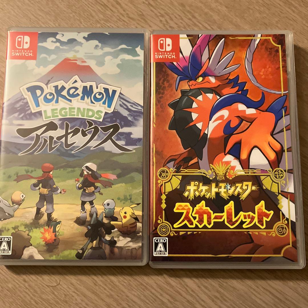 ポケモンレジェンズ アルセウス & スカーレット セット　switch ポケモン