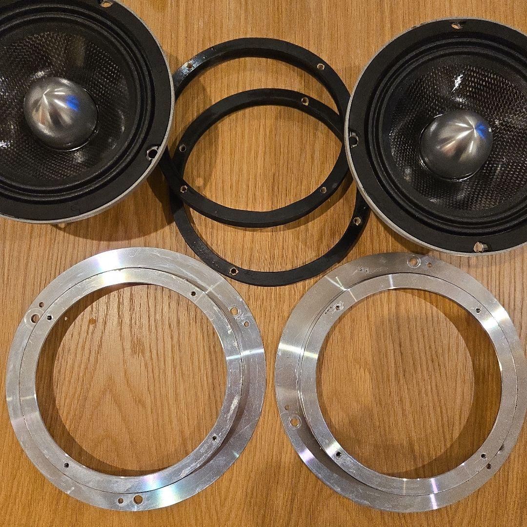 6.5インチ　ネオジムミッドレンジスピーカー　×2