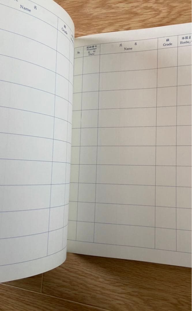 超希少♪ 国際空手道連盟　極真会館　昇級者記録台帳