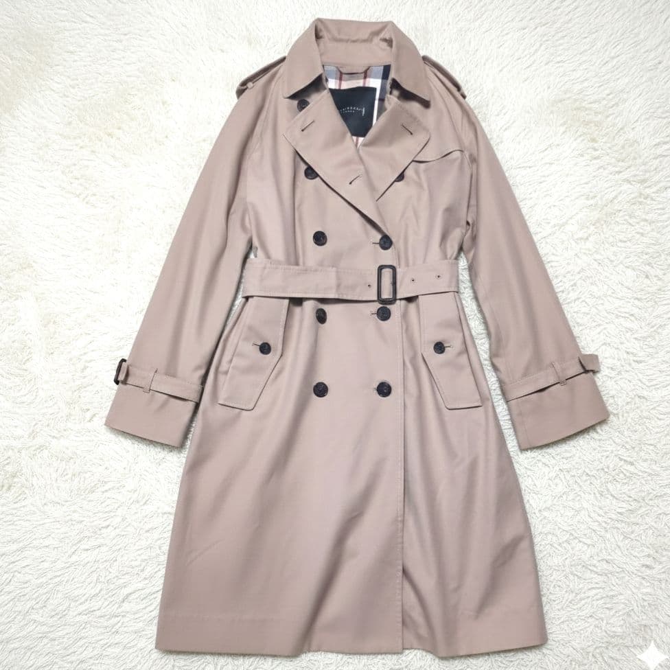 マッキントッシュ【美品】40 トレンチコート ベルト　ブラウンベージュ