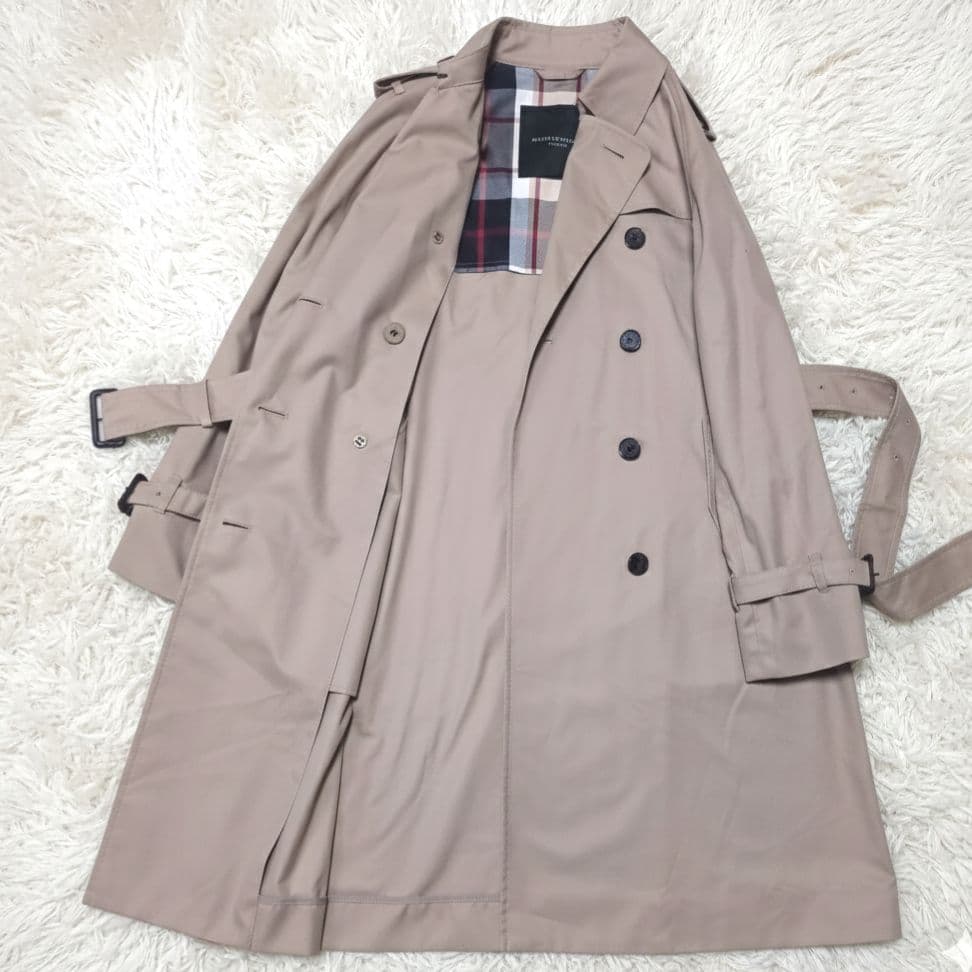 マッキントッシュ【美品】40 トレンチコート ベルト　ブラウンベージュ