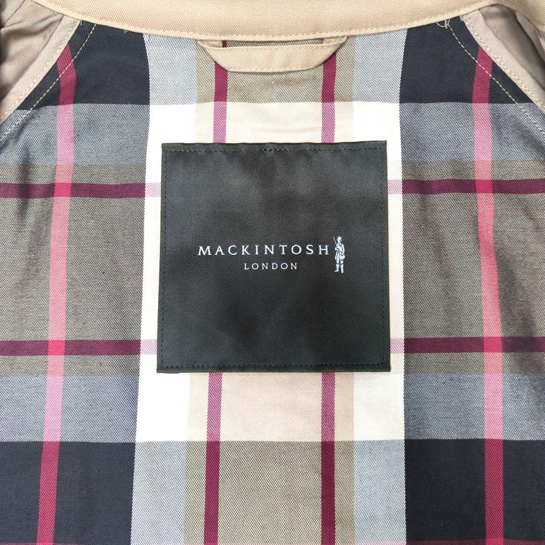 マッキントッシュ【美品】40 トレンチコート ベルト　ブラウンベージュ